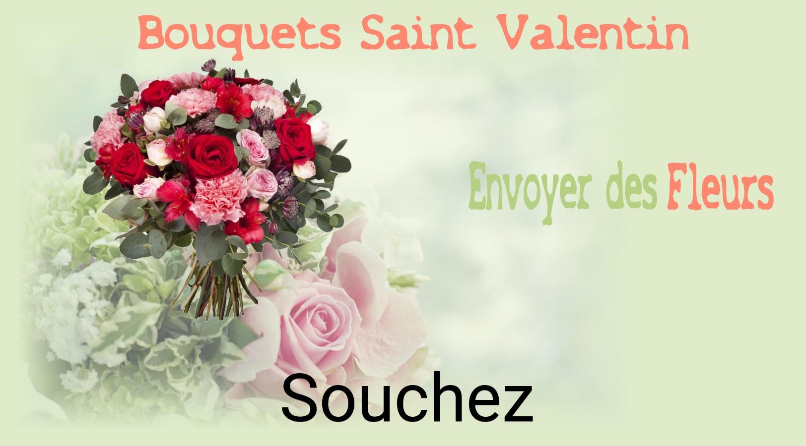 Roses de Saint-Valentin livrées à Souchez